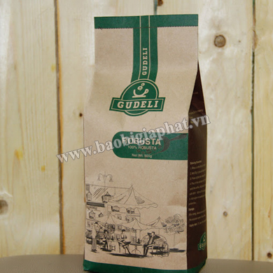 In túi cafe giấy kraft| baobigiaphat.vn