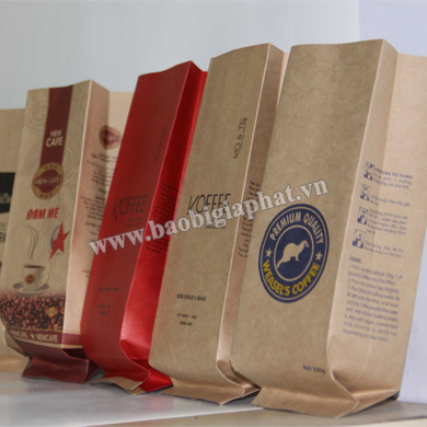 In túi cafe giấy kraft| baobigiaphat.vn