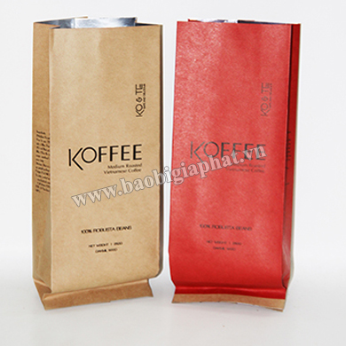 In túi cafe giấy kraft| baobigiaphat.vn