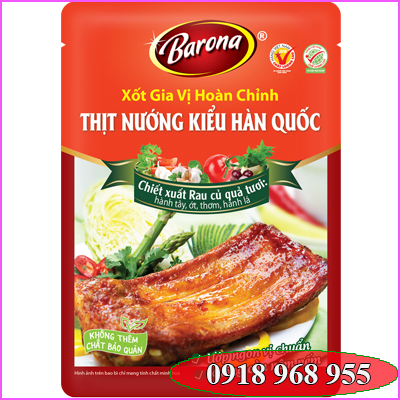 Túi giấy Kraft đựng gia vị